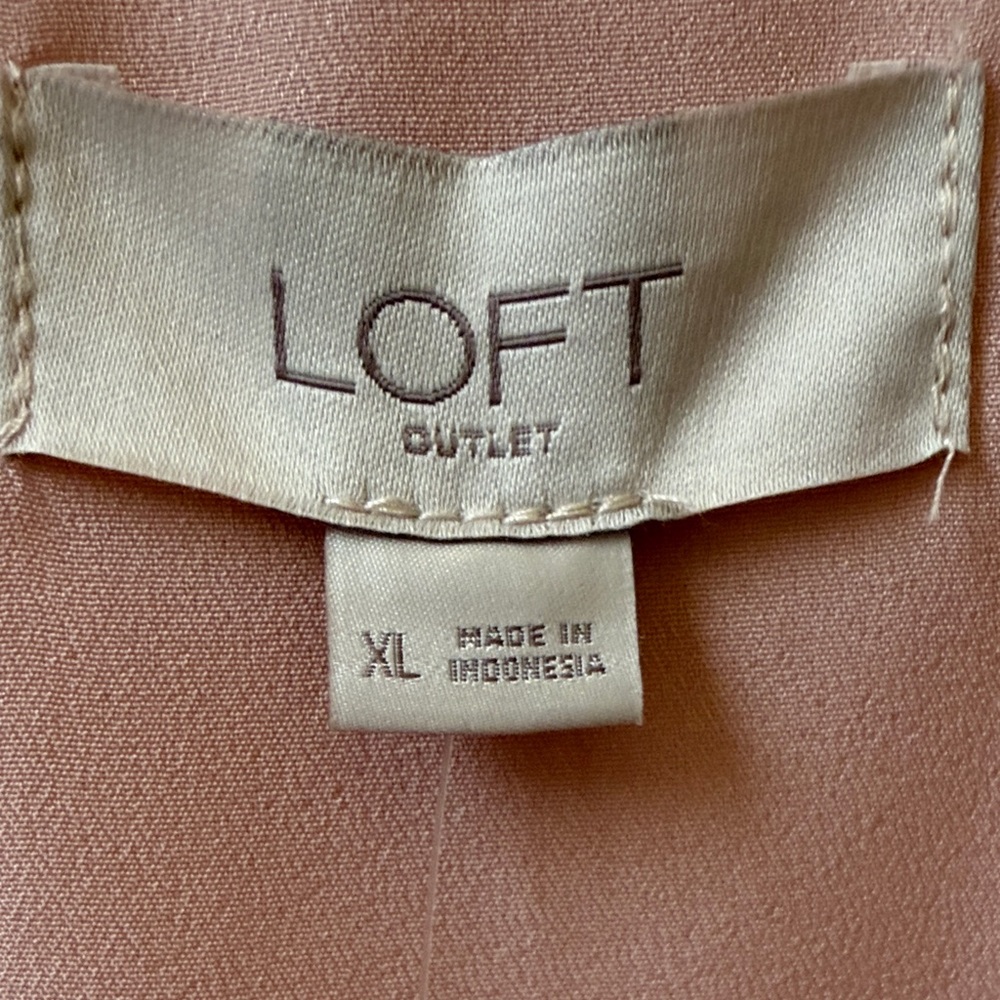 LOFT Soft Pink Camisole Blouse - Picture 2 of 5